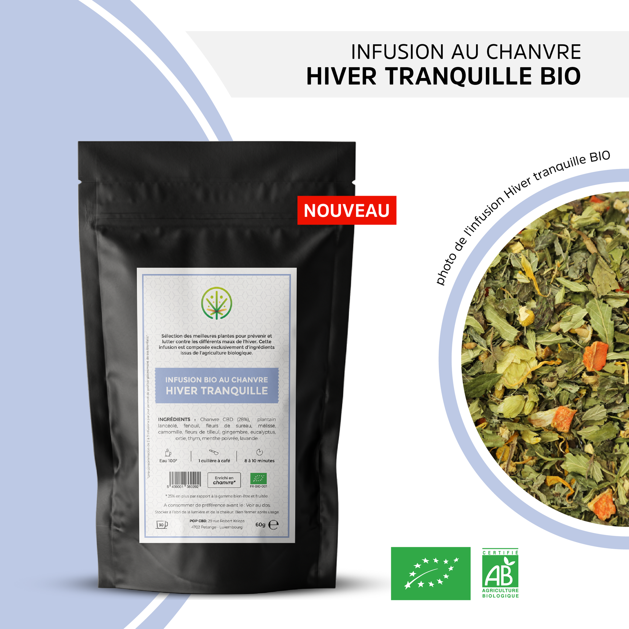 Infusion Bio HIVER TRANQUILLE bio